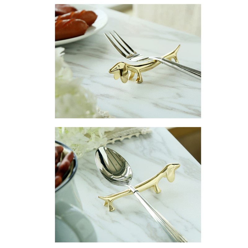 4 Pieces Chopsticks Holder Cute Animal Chopsticks Rest for Dining