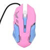 3200DPI High Sensitivity Pink Gaming Mouse Comfortable Grasping Wired Gaming