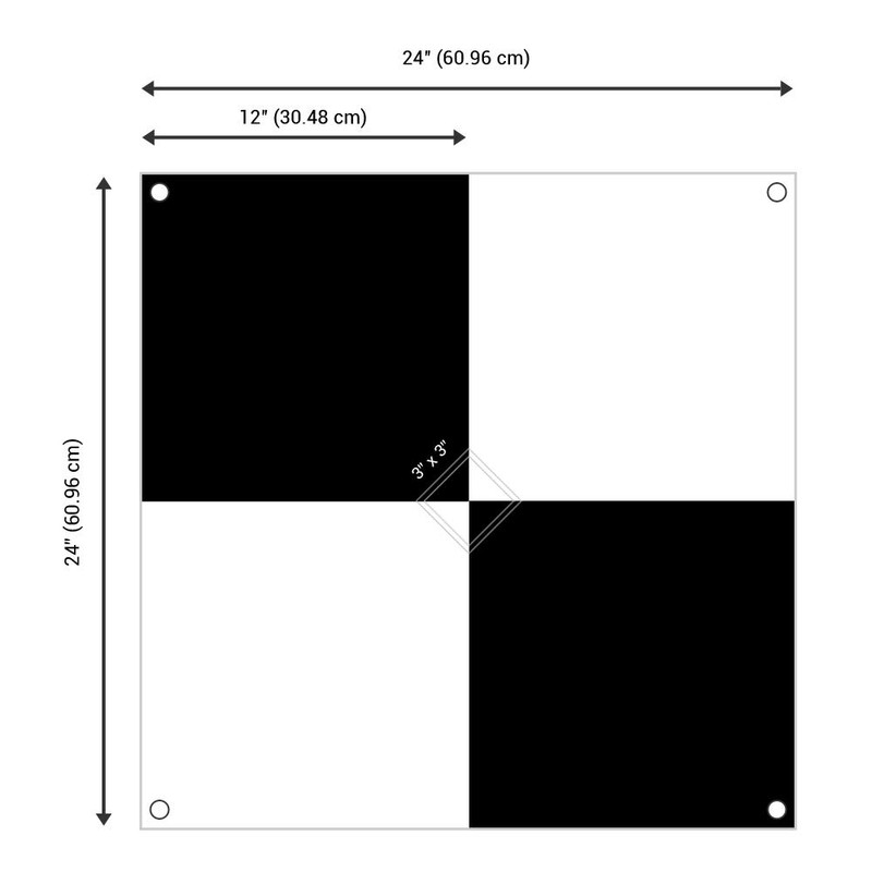 Sky High Bull's-Eye UAV Ground Control Points (GCPs)/Aerial Targets for