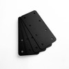 Indoor Outdoors 4 X Straight Railway Sleeper Brackets - Timber
