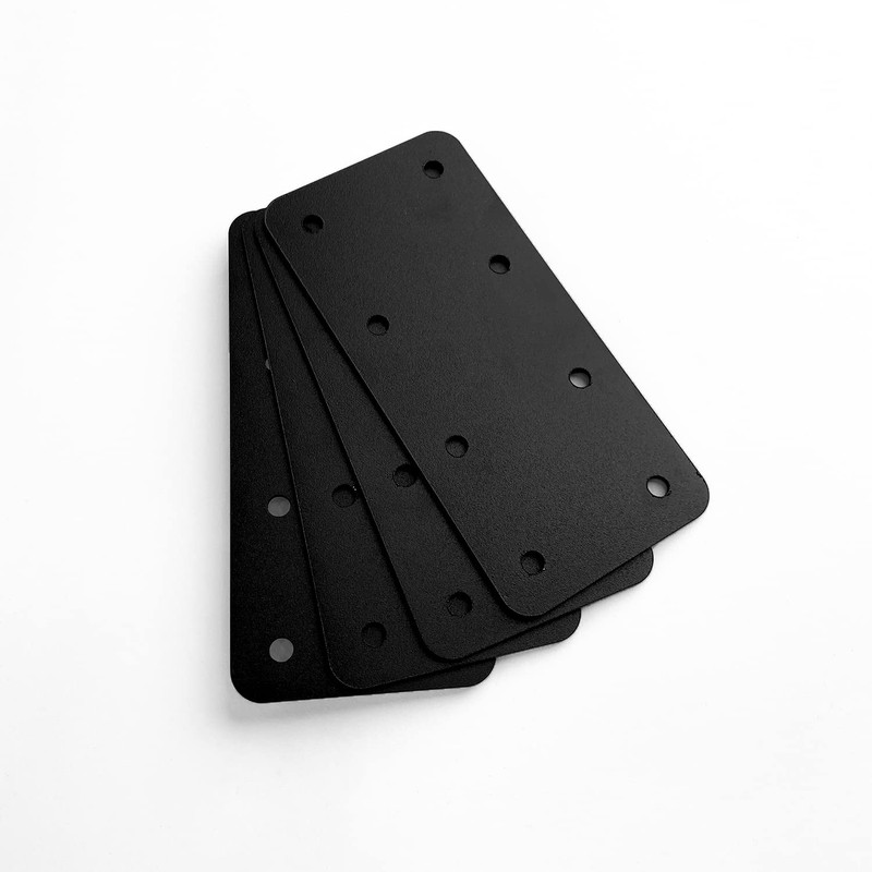 Indoor Outdoors 4 X Straight Railway Sleeper Brackets - Timber