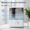 LEVOIT Classic300 Ultrasonic Top Fill Humidifier, Extra Large 6L Tank