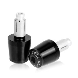 7/8" 22mm CNC Alu Motorcycle Handlebar Grips Ends Caps for CBR 600 400 900 650 150 125 300 500 929 954 1000 250 R/RR/F/XX Black