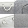Small Storage Box with Handles, Foldable Wardrobe Baskets for Storage,