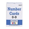 Learning Advantage 7301 Number Cards 0-9, Black, Grade: Kindergarten to