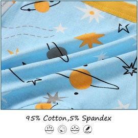 Lohhbve Cotton Briefs for Little Boys, 8 Pack, Baby Panties for Kids and Toddlers for 3-10 Years, Various Soft Cartoon Underpants, Colour 1