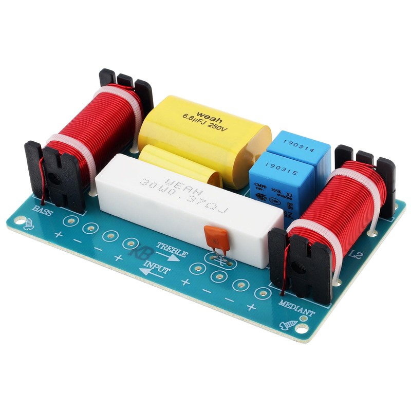 DriSentri 3 Way Crossover, 120W Speaker 3 Way Audio Frequency