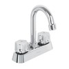 Foset Basic MP-060, Mezcladora plástica para lavabo, cuello tipo bar,