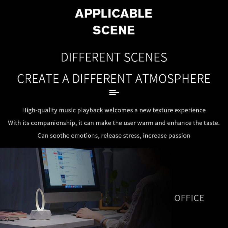 Bluetooth 5.0 TWS Wireless Speaker Portable Mini Bluetooth Speaker Desktop