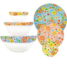 3 Pieces Beeswax Bowl Covers Reusable Beeswax Food Wrap Stretch Cloth Fabric Elastic Food Storage Covers Cotton Bread Bowl Covers