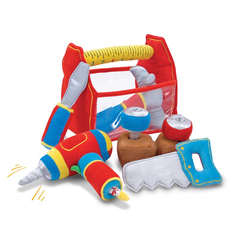 Melissa & Doug Toolbox Fill and Spill Toddler Toy With