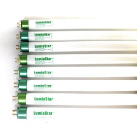 lumiastar 8 Pack of F54T5HO/865 Tube Light Bulb, Full Sun Light, 5000 Lumens High Output, Perfect for You 4FT T5 Grow Light Bulb, Great for Veg Growing Stage of Indoor Gearden Plant.