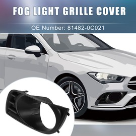 X AUTOHAUX Front Left Driver Side Fog Light Grille Cover 81482-0C021 Fog Light Bezel Cover Trim for Toyota Sequoia 2008-2016