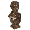 PTC 7.5 Inch Bronze Colored Abraham Lincoln Bust Figurine Statue