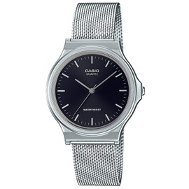 Casio Watch Casio Collection [Domestic Genuine Product] MQ-24 Metal, silver/black, 1 piece, watch