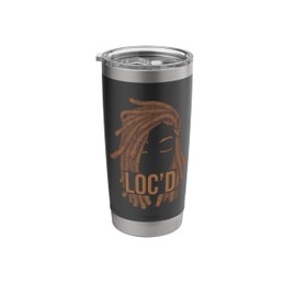 Dreadlocks Black Women LOC'd Melanin Afro Dreads Lover Stainless Steel Insulated Tumbler