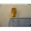PWO 1/8 NPT Brass Straight Pipe Adapter 1/8" NPT USA