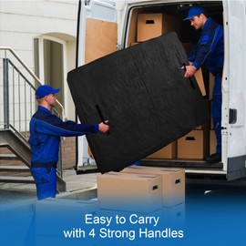 Coldwind Mattress Bags for Moving and Storage,Waterproof Mattress Cover for Moving with Heavy Duty Handles, Strong Zipper, Reusable Mattress Storage Bag, Moving Supplies & Moving Bags,Queen Size,Black