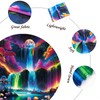 Avinyl Blacklight Mountain Wall Tapestry for Bedroom Aesthetic, Black Light