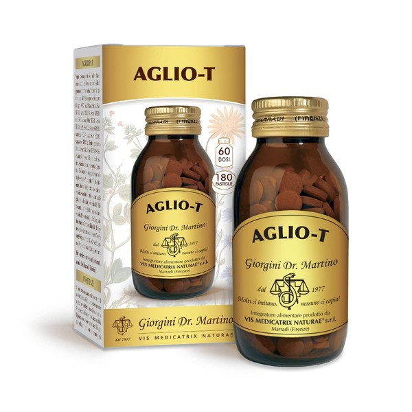 AGLIO-T pastiglie - 90 g (pastiglie di aglio per la regolarità della pressione arteriosa, 1000 mg in 3 pastiglie, 60 dosi)