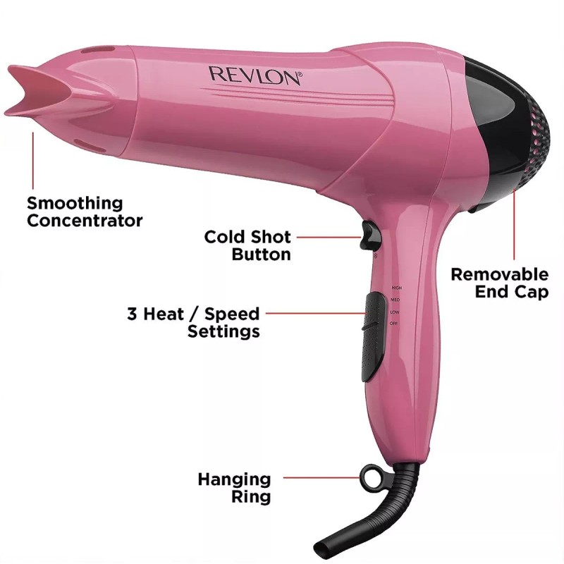 Revlon Secadora De Cabello Revlon Shine 1875w Frizz Control 3