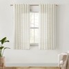 60 Inch Curtains Length,Linen Sheer Boho Farmhouse Floral Printed Pleated