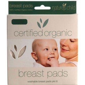 Nature's Child Cotton Washable Breast Pad Light X 6