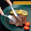 SUOXU Cutlery Set with Case,Stainless Steel Flatware Set 4-Piece Set:Knife