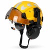 Safety Helmet with Built-In Visor & Removable Earmuffs – Style