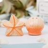 Seashell and Starfish Salt & Pepper Shaker Ceramic Party Favours