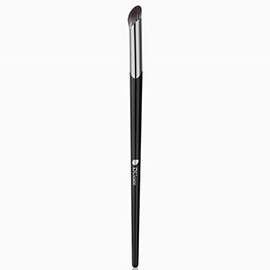Concealer Brush Under Eye,DUcare Angled Small Nose Contour Brush Mini Concealer Makeup Brush Thin Foundation Brightening Slanted Brush for Dark Circles Puffiness Puffy Face Eyebrow Eyes (Black)