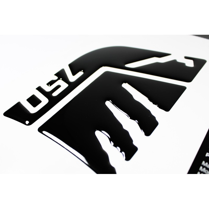 Tankpad Motorcycle Tank Protector Compatible with Honda Transalp 750 Black