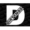 Dirtymax Duramax D Decal (10", White)