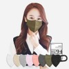Synotex [KF94] Color Phildison Comfortable and easy to breathe Synopex Absolute MB Mask, KF94 BlackKF94 Black_Medium (M) 50 sheets Medium (M) 50 sheets / 시노텍스 [KF94] 컬러 필디슨 귀편하고 숨쉬기 편한 시노펙스 앱솔루트MB 마스크 , KF94블랙KF94블랙_중형(M) 50매중형(M) 50매