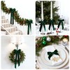 KINGLAKE 25mm Dark Green Velvet Ribbon for Gift Wrapping, 25