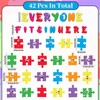 FYSUIMU 42Pcs Puzzles Pieces Bulletin Board Decoration Set Everyone Fits