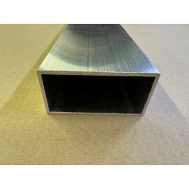 2TwentyTwo Steel 2" x 4" x 1/8" Wall Aluminum Rectangle Tube x 9" Length,  6061-T6 Aluminum