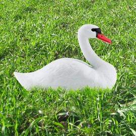 Floating Swan Decoy Swan Decoy Decorative Duck Swan Pond Decoration for Pond and Garden
