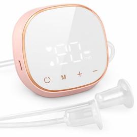 Electric Nipple Corrector for Flat & Inverted Nipples, Portable Rechargeable Nipple Pump Puller for Sunken and Shy Nipples (6PCS Set)