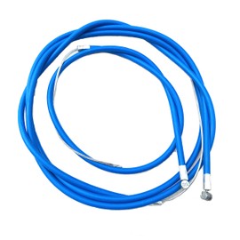 eRadius Blue Complete Front & Rear Inner Outer Wire Brake Cable Set with Barrel Cap Bike Bicycle | Blue