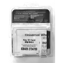 Toyota Alloy Wheel Lock Set Genuine OEM (short ones) with 2 Keys, BNIB USA