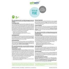 Fresh Air Vegans 'Pure' Air Purification Concentrate 500 ml, Vegan, No Artificial Dyes, EUR 55.80/L