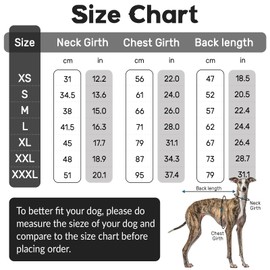 Greyhound Jumper, Pullover Greyhound Pajamas Lurcher Shirt Dog Sweatshirts Dog Turtleneck Pjs for Medium Dogs Warm Vest Warm Dog Jacket Dog Apparel(Grey, M)