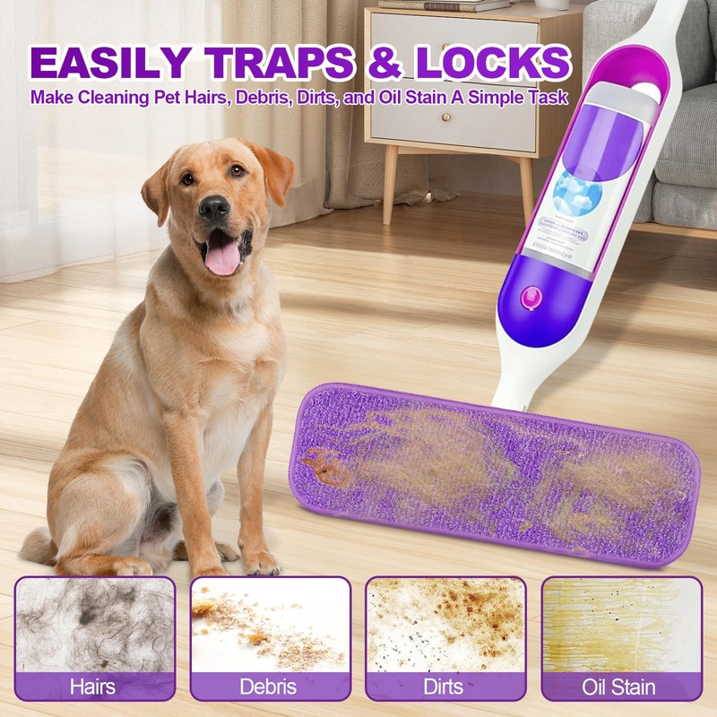 Orighty Reusable Mop Pads for Swiffer PowerMop, 10 Pack Power