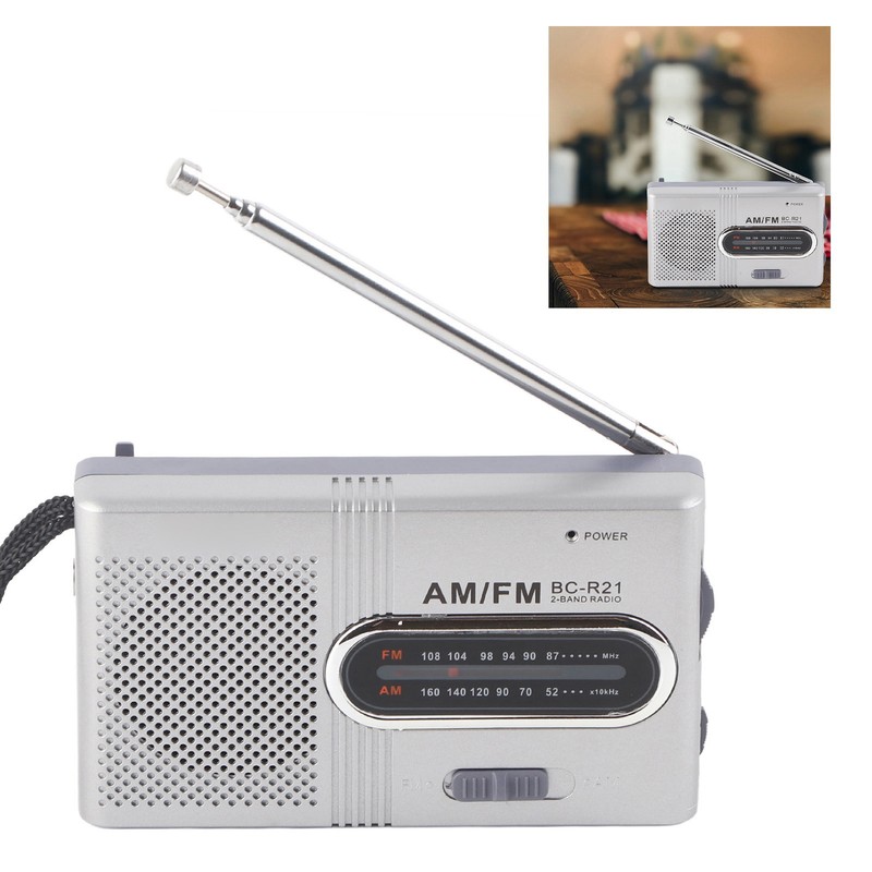 Universal Portable AM/FM Mini Radio Stereo Speakers Receiver Music Player