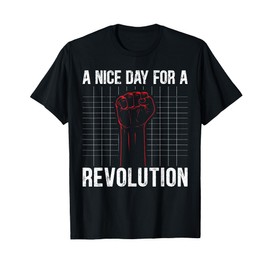 A Nice Day For A Revolution Guy Fawkes Day Guy Fawkes Mask T-Shirt