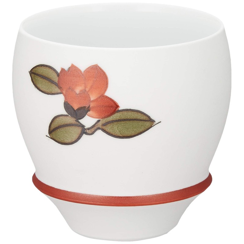 有田焼 匠の蔵 ぐい呑 盃 「SAKE GLASS」 雪椿 (丸) T827