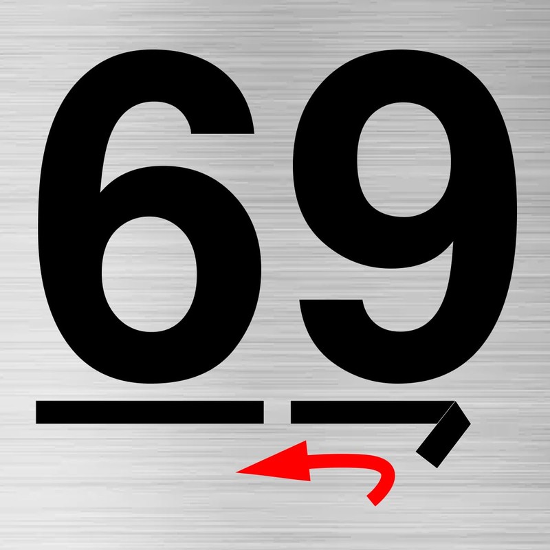 Number Sticker Number Letter for Gluing Number 10 cm Number