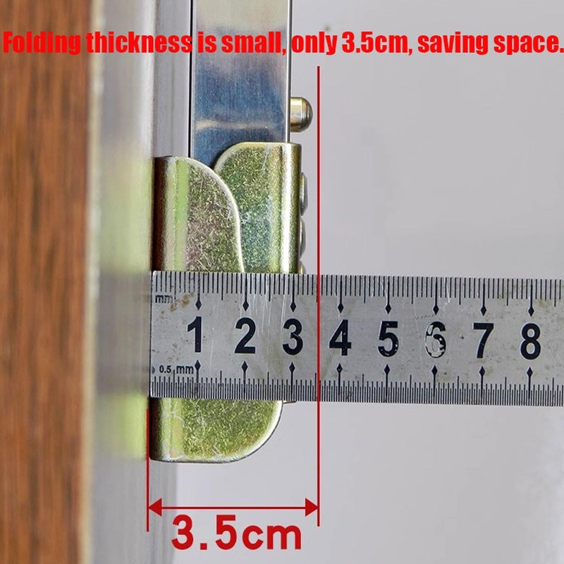 Stainless Steel Folding Table Legs - Adjustable Height, Metal Legs