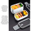 Lonchera De Acero Inoxidable Caja De Almuerzo Con Separadores
